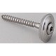 Stainless steel screws with washers