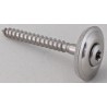 Stainless steel screws with washers