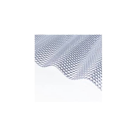 Corrugated PC 2.6mm 76/18 Prisma CLEAR